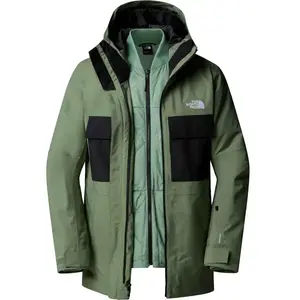 Comparateur de prix : Veste à capuche The North Face Fourbarrel Triclimate vert noir - S