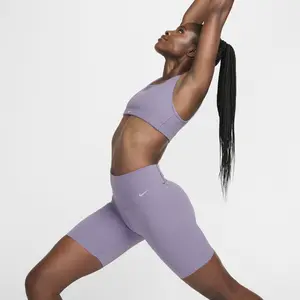 Nike Shorts W NK DF Zenvy HR 8In Short, Daybreak/Black, DQ6003-509, XSVendu paramazon