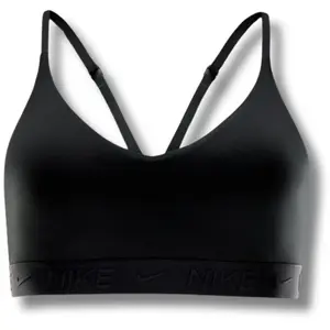 Nike - Women's Indy Light Support - Brassière taille L, noir pas cher
