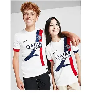 Nike Maillot Extérieur enfant PSG 2025/26 Blanc 10/11 ans FN9126-101 pas cher