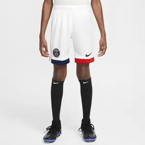 Nike Short Extérieur enfant PSG 2024/25 Blanc 7/8 ans FZ1540-100 pas cher