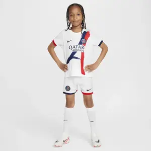 Nike Kit Extérieur Paris Saint Germain 2024/25 Enfant - White, White 4-5Y pas cher