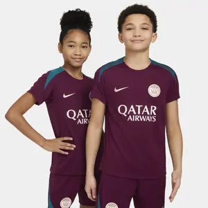 Nike Maillot enfant PSG Strike 2024/25 Rouge 8/10 ans FN9862-613 pas cher