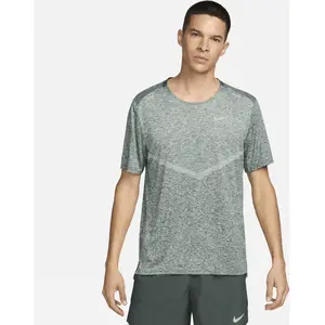Nike T-shirt Rise 365 Homme - Vintage Green/Heather, Vintage Green/Hea... pas cher