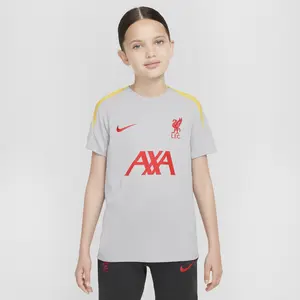 Nike Maillot d'entraînement Liverpool FC Junior - Grey, Grey 10-12Y pas cher