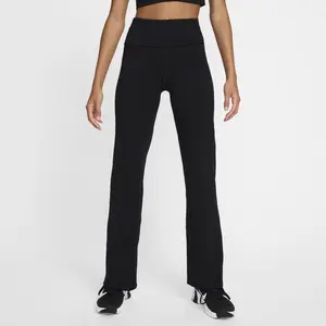 Nike Training One Fold-Over Flare Track Pants - Black, Black M pas cher