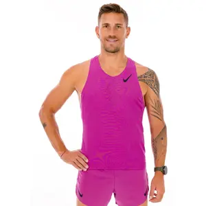 Nike Dri-Fit ADV AeroSwift vêtement running homme Violet MVendu paramazon