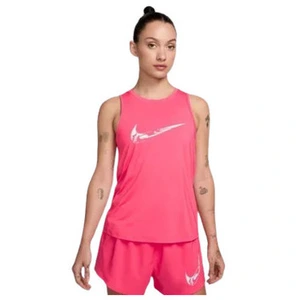 Nike Dri-Fit One Swoosh Débardeur Tank Top Femmes - Berry, Taille S pas cher