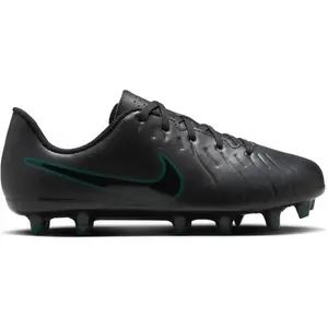 Nike Jr Legend 10 Club FG/MG Soccer Shoe, Black/Black-Deep Jungle, 38.5 EU