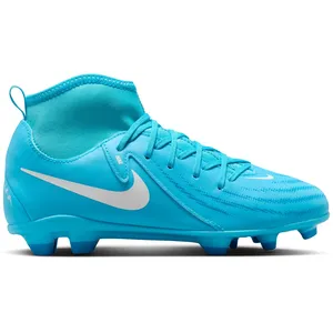 Nike Jr Phantom Luna II Club FG/MG Soccer Shoe, Blue Fury/White, 36 EU pas cher