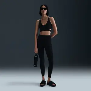 Legging 7/8 côtelé à taille haute femme Nike Zenvy Noir S HF1443-010 pas cher