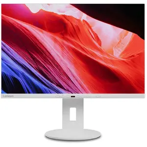 Lenovo C24D-20 24" LED Full HD 7 ms Gris, Blanc 63FENAT2EU pas cher