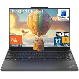 Lenovo ThinkPad E16 G2 Ordinateur portable professionnel, 16" FHD+, AM...