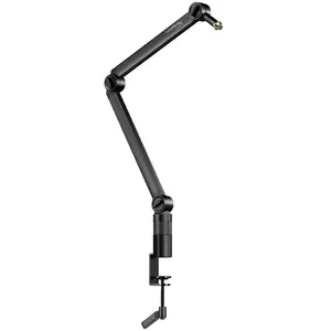 Bras à roulettes HyperX pour microphone et caméras pour le streaming noir