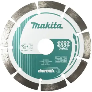 Disque à tronçonner diamanté pour béton MAKITA D-80086 MATAK 125mm pas cher