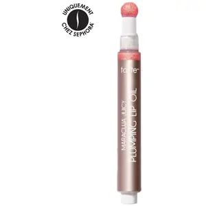 Huile repulpante pour les lèvres Shimmering Rose Maracuja - Tarte pas cher