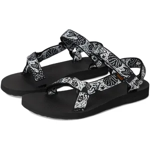 Teva Sandale universelle originale pour femme, Sirena Noir/Blanc, 36 EU pas cher