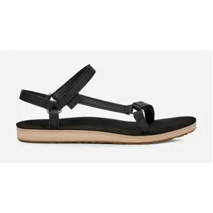 Teva - Original Universal Slim Leather - Sandales femme Black / Tan - 36