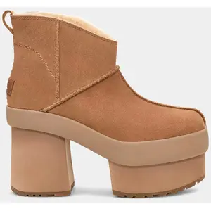 Ugg - Bottes en Velours de Cuir New Heights Platform Mini camel - Talo...Vendu paramazon