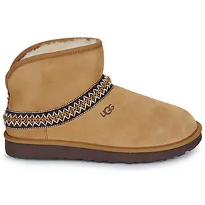 UGG Femme Classic Mini Crescent Botte Tendance, Chestnut, 36 EU