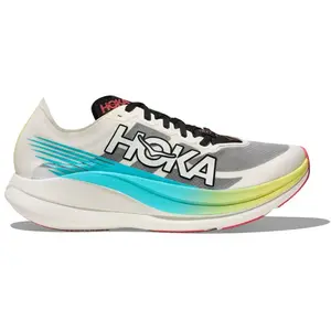 Chaussures Hoka Rocket X 2 Blanc Bleu Unisexe, Taille EU 45 1/3