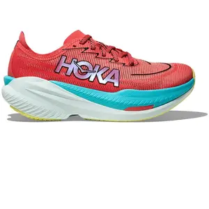Chaussures HOKA Mach X 2 rouge bleu jaune femme - 37(1/3) pas cher