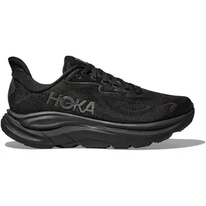 HOKA Clifton 10 - BLACK, BLACK 44 2/3 pas cher