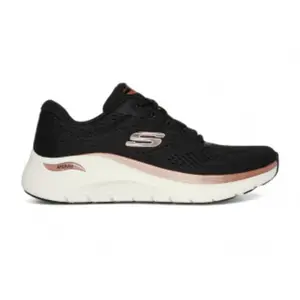 Skechers Femme Arch Fit 2.0 Glow The Distance Basket, Noir, 37 EU