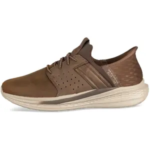 Skechers Sneakers Skechers Pour Hommes - Slip-Ins Slade Zachary Marron Foncé - 43 pas cher