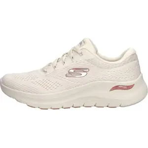 Chaussures Skechers Arch Fit 2.0 Big League blanc crème rose femme - 36 pas cher