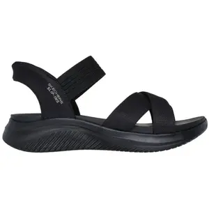 Comparateur de prix : Sandales Skechers Slip-Ins Ultra Flex 3.0 Never Better noir femme - 37