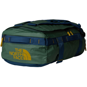 Sac The North Face Base Camp Voyager Duffel 32L vert foncé bleu jaune pas cher