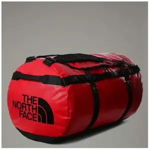 Sac The North Face Base Camp Duffel 2XL 150L rouge brillant noir pas cher