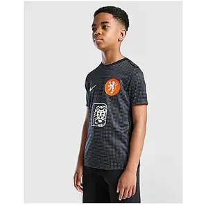 Haut de foot d'avant-match à manches courtes Nike Dri-FIT Pays-Bas Aca... pas cher