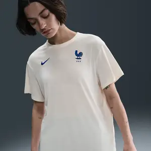 Comparateur de prix : Haut de foot à manches courtes Nike One Dri-FIT FFF Relaxed pour femme...