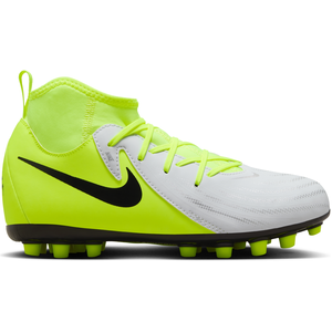 Chaussure de foot montante à crampons pour terrains synthétiques Nike Jr. Phantom Luna 2 Academy pour enfant/ado - Gris 36 FJ2605-003 pas cher