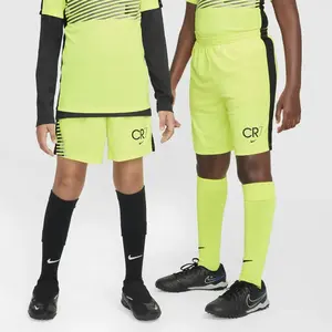Comparateur de prix : Nike Short de foot Dri-FIT CR7 Academy pour ado - Jaune M HF4346-702