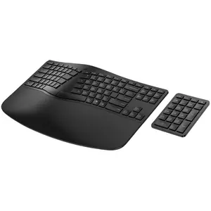 Comparateur de prix : Clavier sans fil HP 965 noir ergonomique avec disposition française.