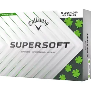 Comparateur de prix : Callaway Balles de golf Supersoft 2025 Lucky - Paquet de 12, blanc