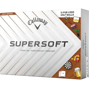 Comparateur de prix : Callaway Balles de golf Supersoft 2025 Pub - Lot de 12, blanc