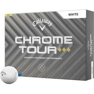 Comparateur de prix : Callaway Chrome Tour Triple Diamond White Basic Balles de golf