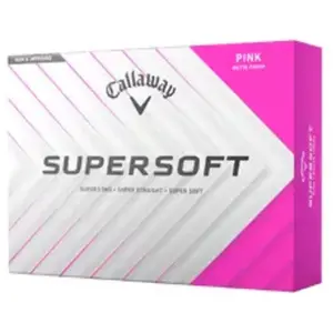 Comparateur de prix : Callaway Supersoft 2025 Matte Pink Basic Balles de golf