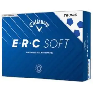 Comparateur de prix : Callaway ERC Soft 2025 White Truvis Blue Balles de golf