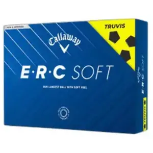Comparateur de prix : Callaway ERC Soft 2025 Yellow Truvis Black Balles de golf