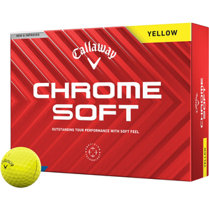 Callaway Balles de golf Chrome Soft 12-Pack , jaune