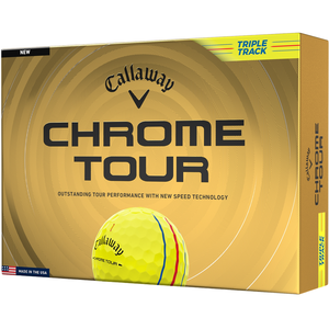 Comparateur de prix : Callaway Balles de golf Chrome Tour Triple Track 2026 - Paquet de 12, ...