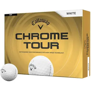 Comparateur de prix : Callaway Balles de golf Chrome Tour 2026 - Paquet de 12, blanc