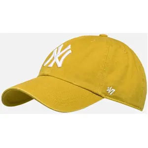Comparateur de prix : Casquette '47 Brand  47 CAP MLB NEW YORK YANKEES CLEAN UP GOLDENROD