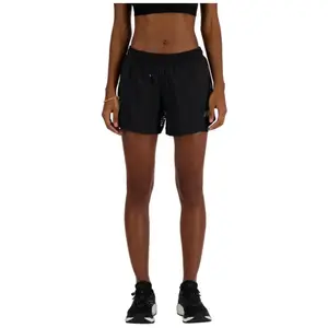 Short 2 en 1 new balance sport essentials 3in noir femme pas cher