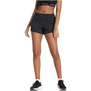 Short New Balance RC Seamless Short 3 Inch noir femme - L pas cher